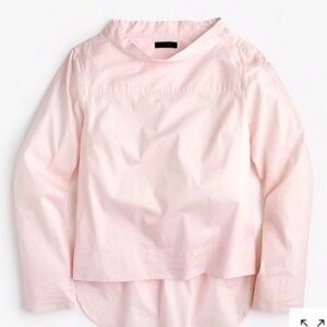 J Crew Funnel Neck Button shirt